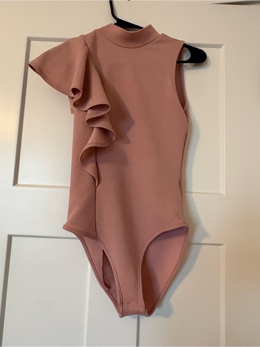 Girls' Pink Ruffle One-Piece
